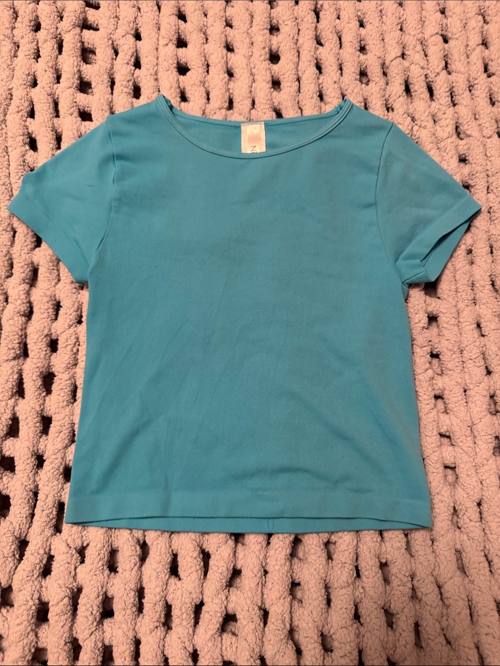 Nikibiki Girls Short Sleeve Tee in Teal Blue